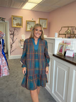 Load image into Gallery viewer, Teal Plaid
