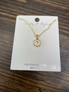 Mother of Pearl Cross