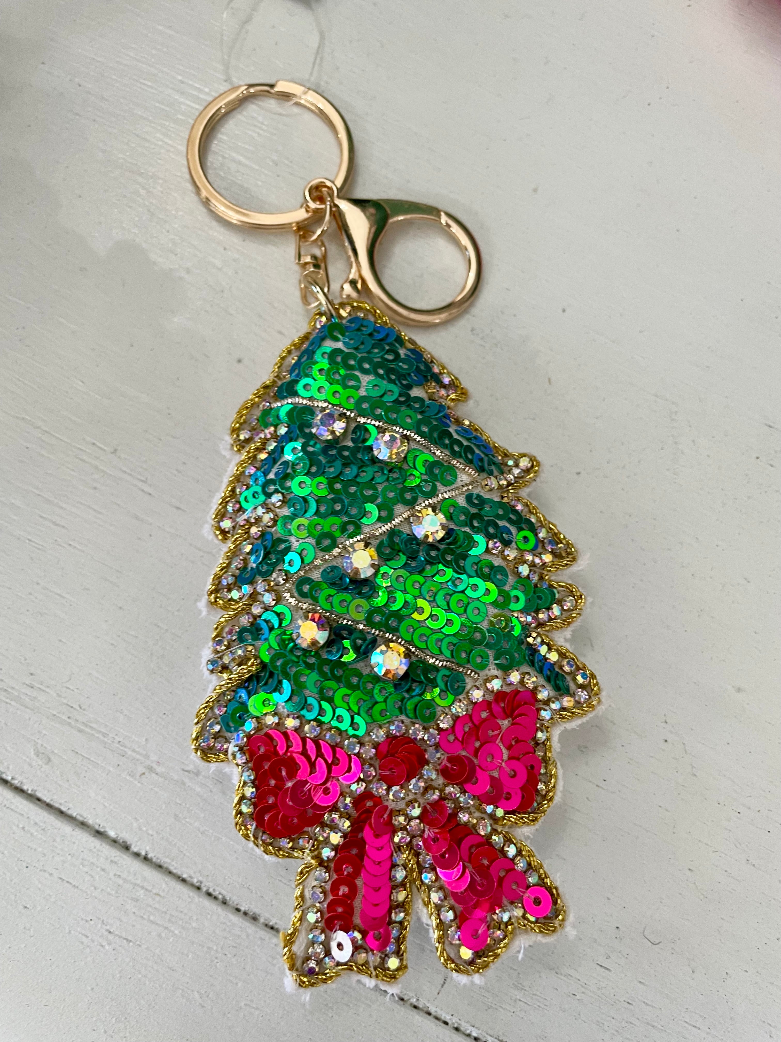 Green/Pink Sequin Tree