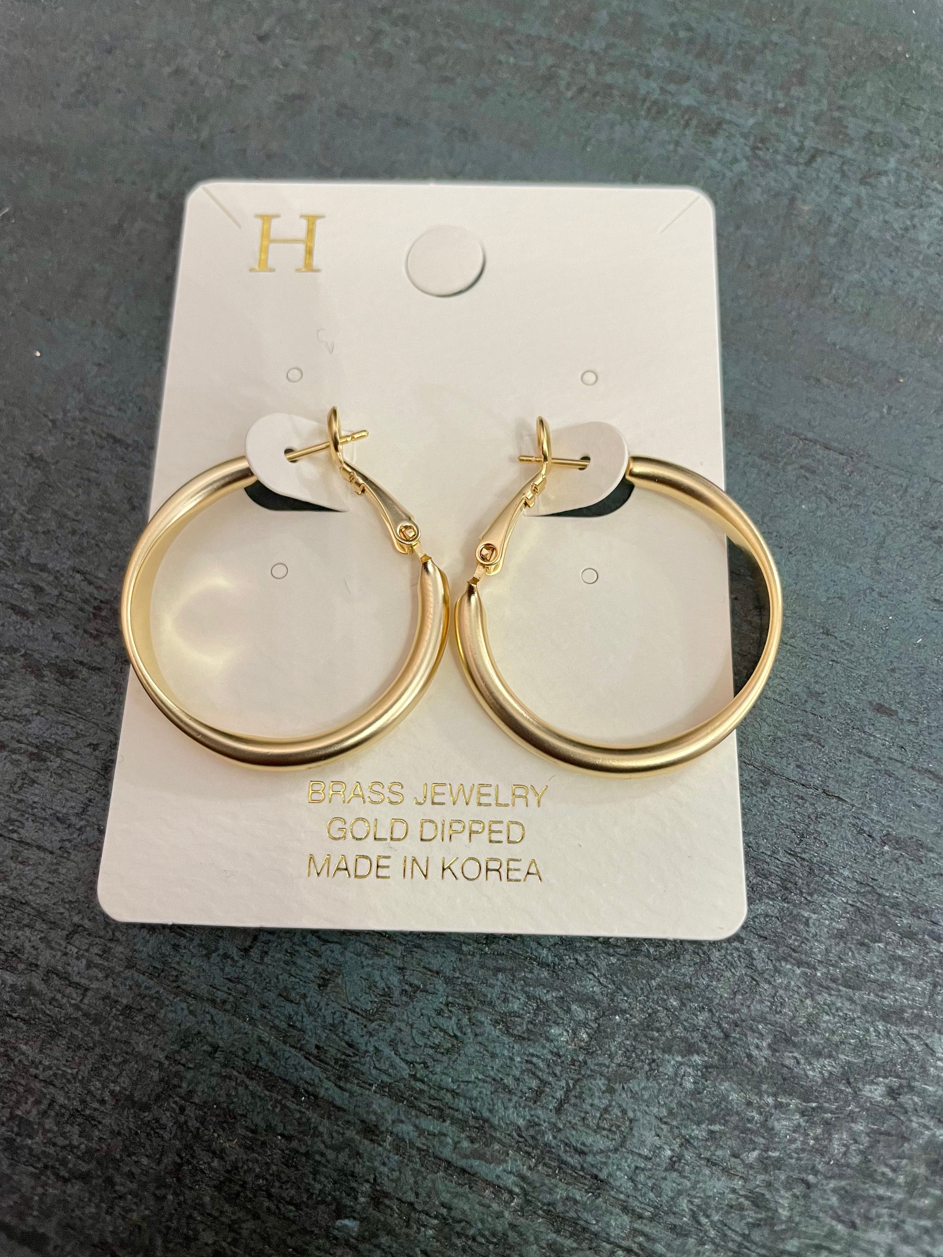 Sm. Gold Hoops
