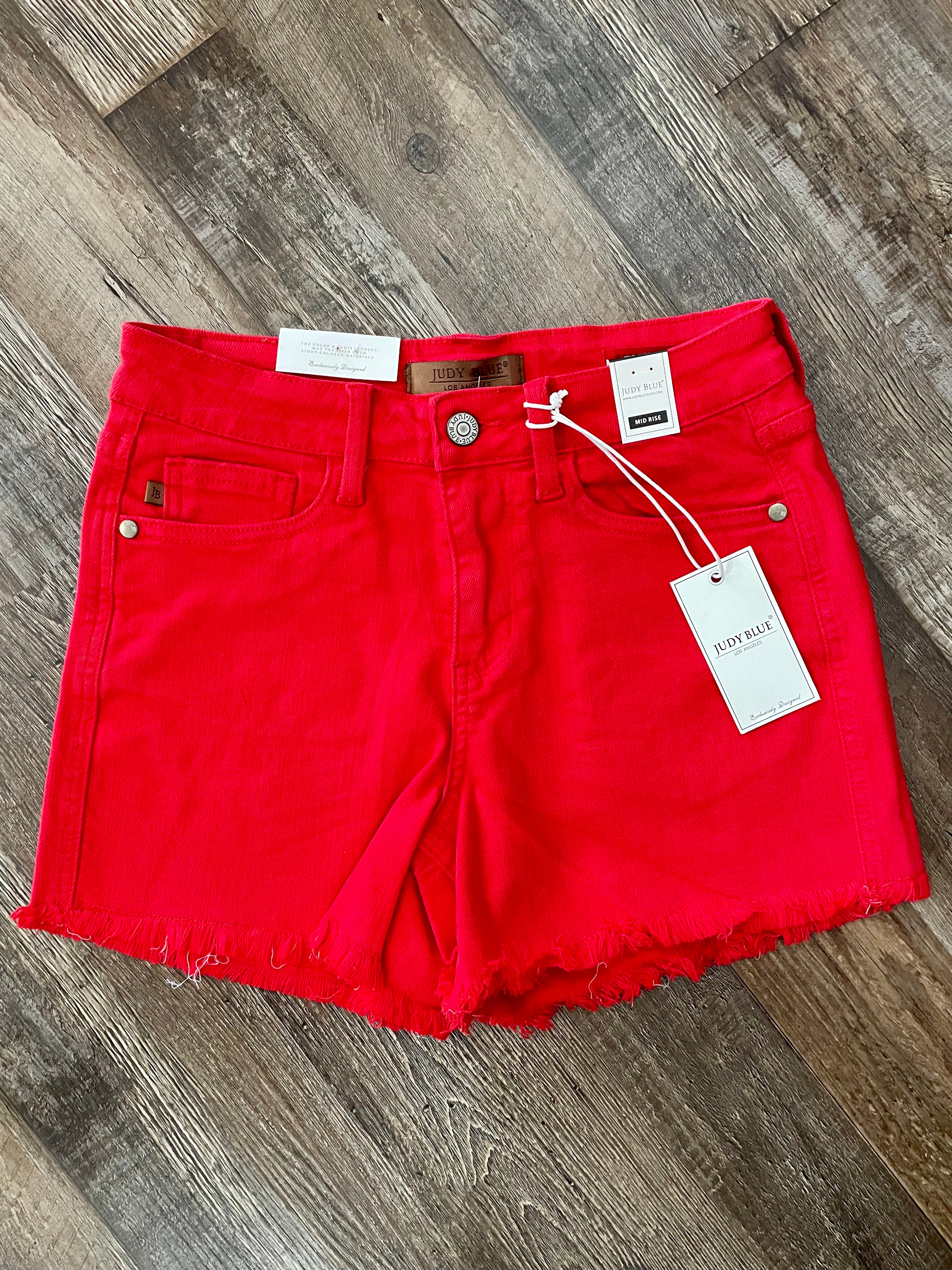 JB Red Shorts