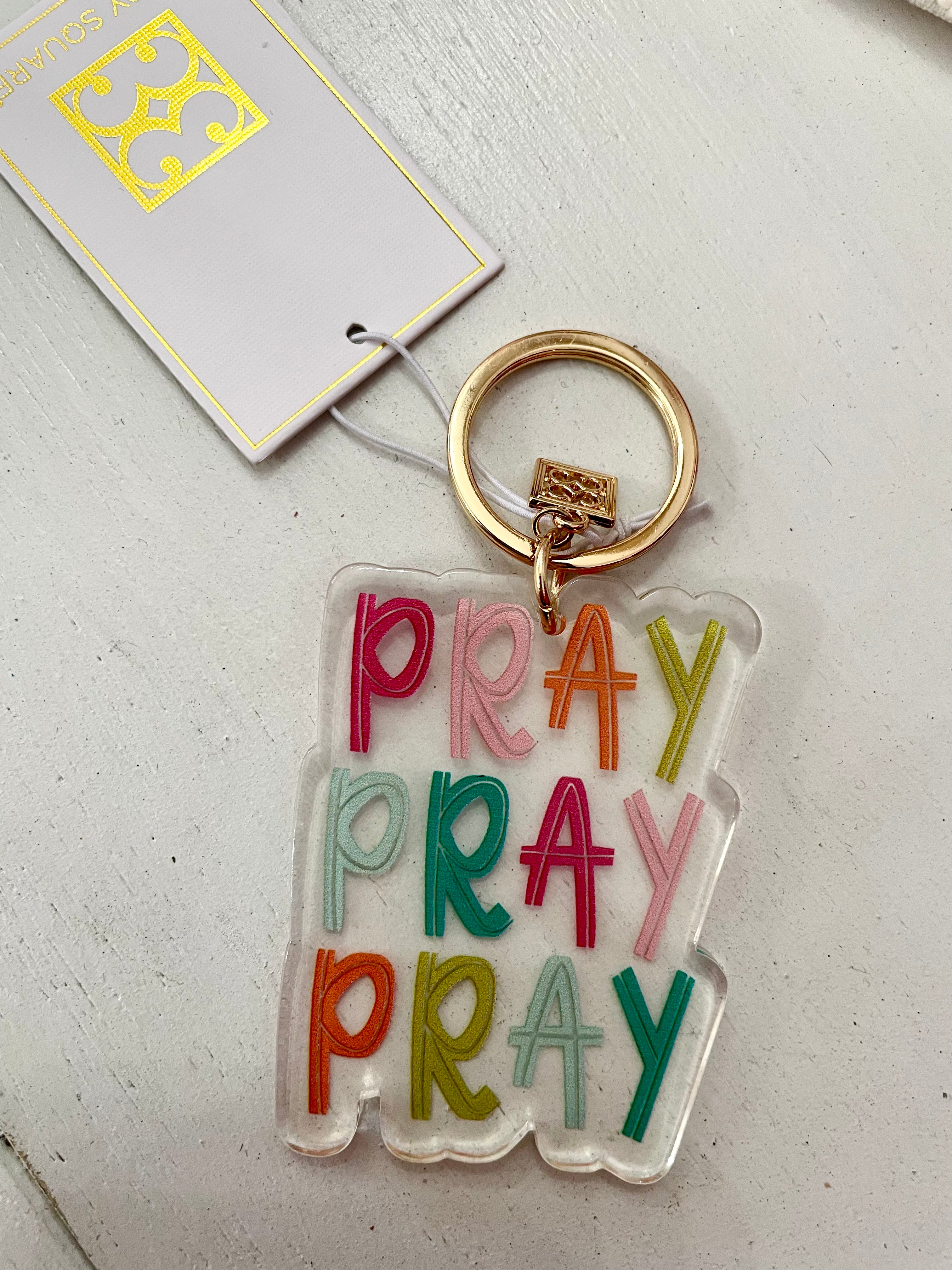 Pray Keyring