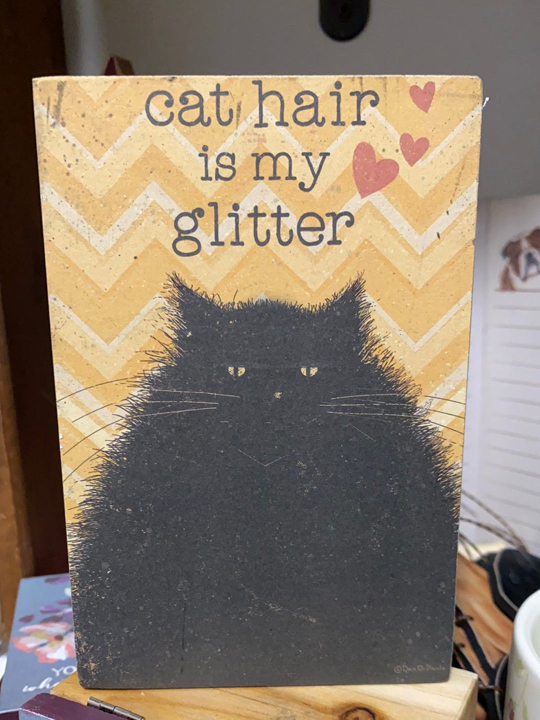 Cat Hair Block Sign