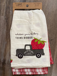 Strawberry Towel Set