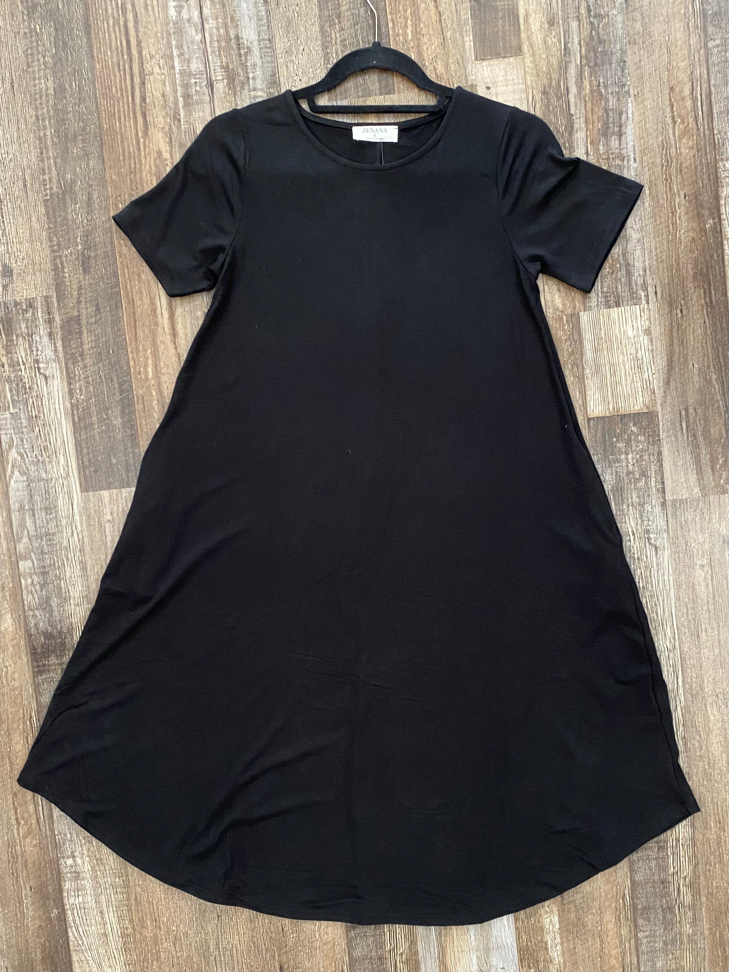 Black T-shirt Dress 2