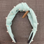 Load image into Gallery viewer, Pearl Headband - Mint

