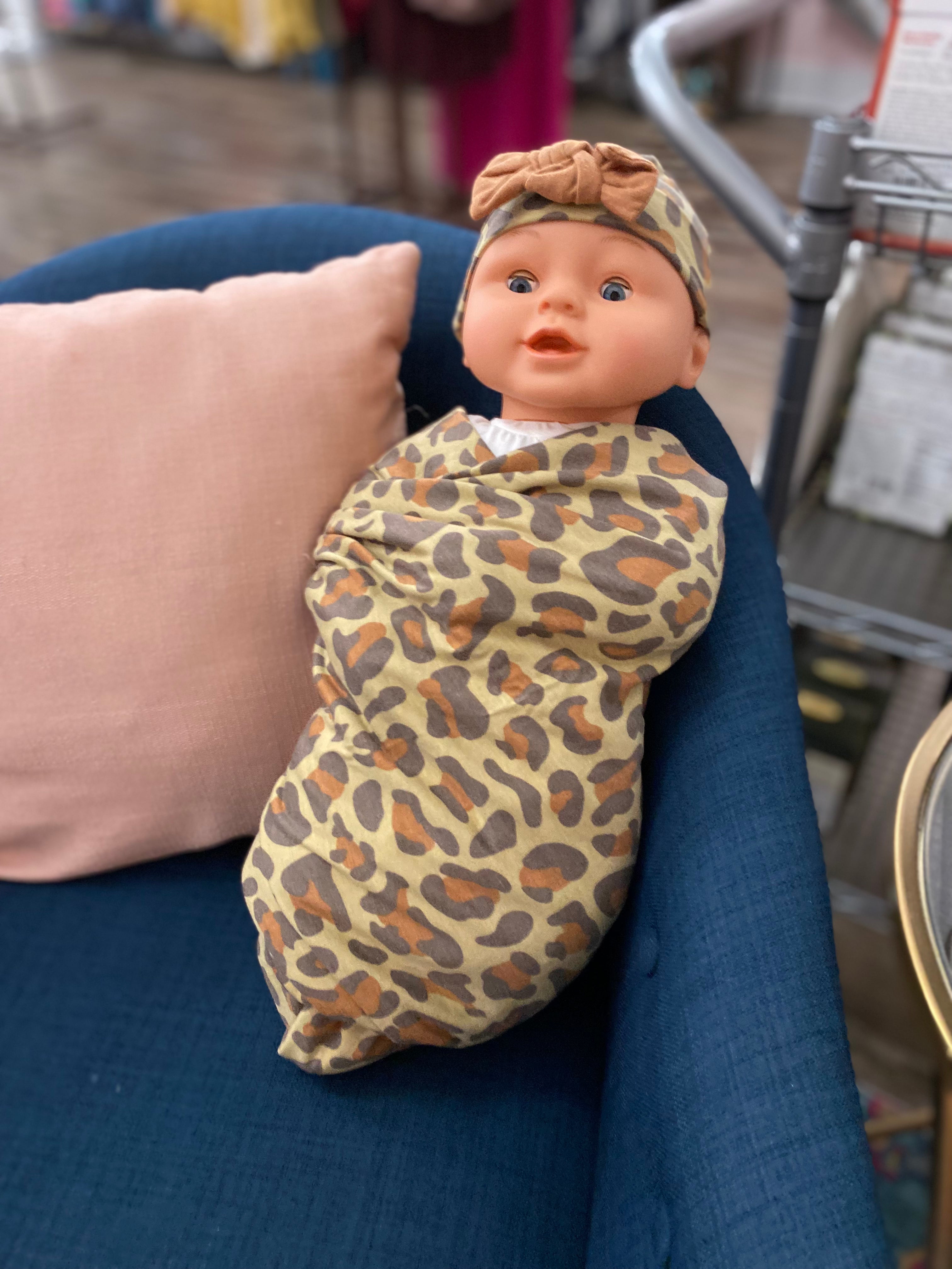 Leopard Swaddle