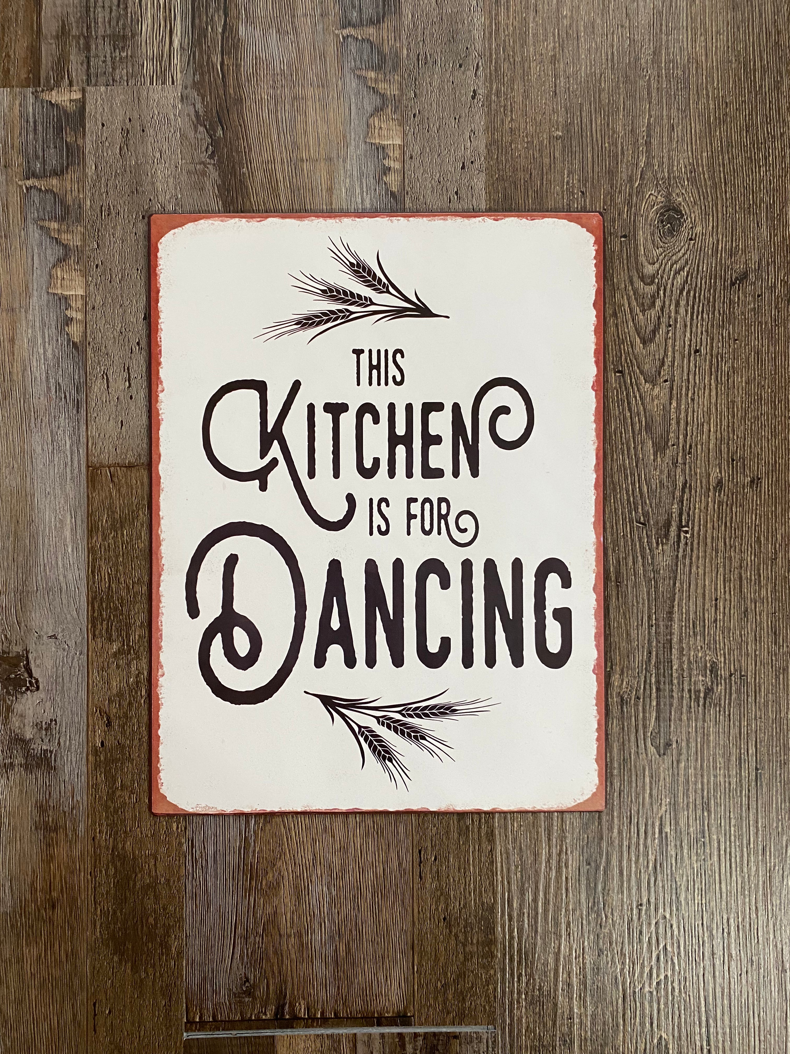 Kitchen sign