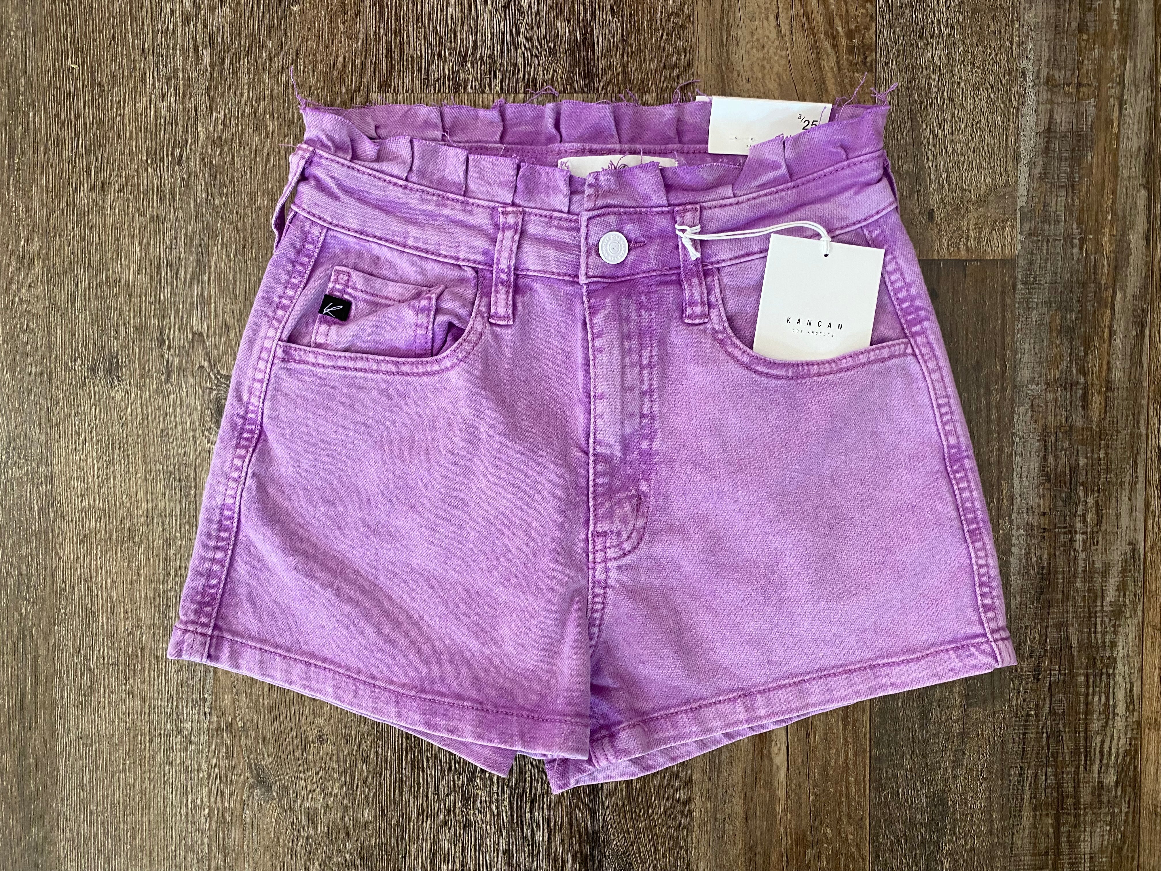 Purple Kancan Shorts
